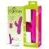 SMILE Rabbit - vibrador rotativo con brazo estimulador (rosa)