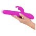 SMILE Rabbit - vibrador rotativo con brazo estimulador (rosa)