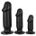 Anos Training Kit - set de plugs anales (3 piezas) - negro