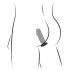 Anos Training Kit - set de plugs anales (3 piezas) - negro