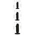Anos Training Kit - set de plugs anales (3 piezas) - negro