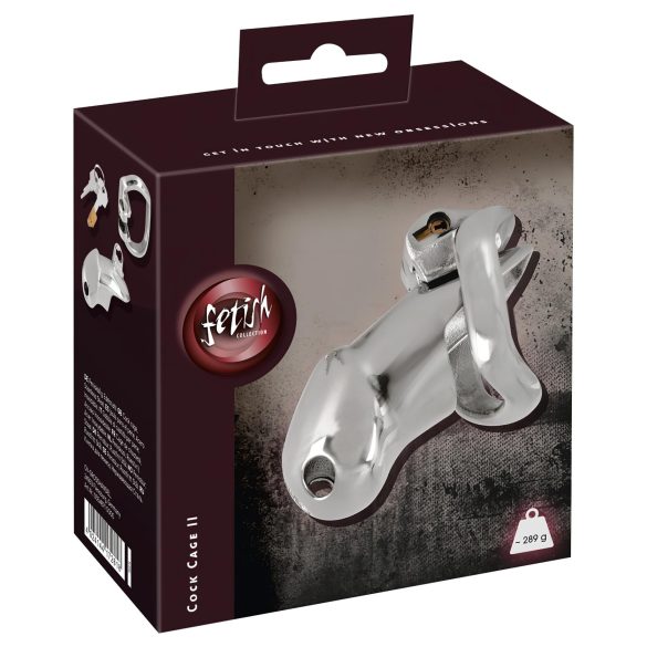 Fetiche - Jaula Metálica para el Pene (Plata)