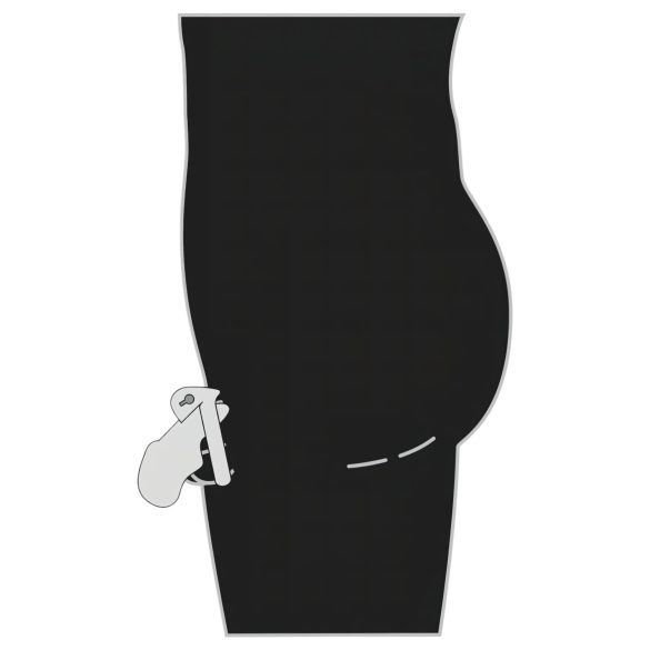 Fetish - jaula para pene metálica - color plateado