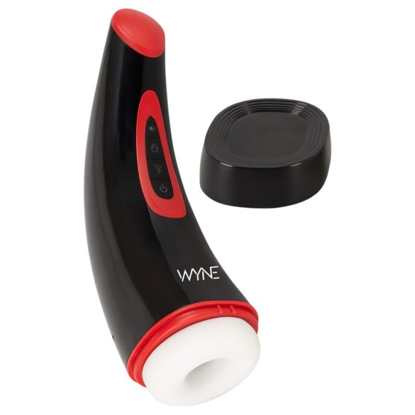 WYNE 03 - masturbador con vibración y succión (negro)