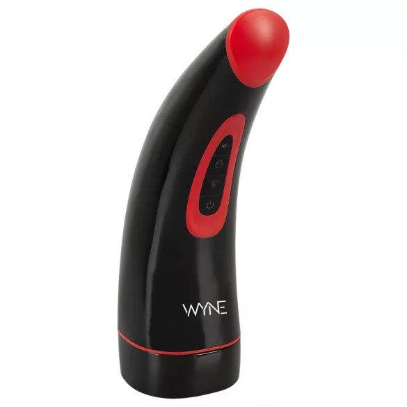 WYNE 03 - masturbador masculino recargable con vibración y succión - negro