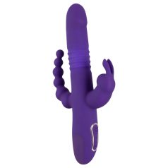   SMILE Triple - vibrator triple ejes giratorio a batería (lila)