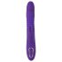 Sonrisa Triple - Vibrador rotativo y pulsante con triple brazo, recargable (lila)
