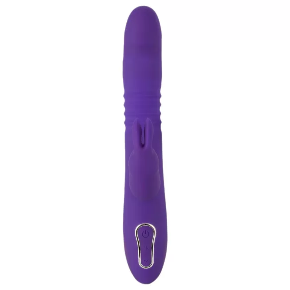 SMILE Triple - vibrador recargable triple, rotación y embestidas (lila)