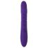 Sonrisa Triple - Vibrador rotativo y pulsante con triple brazo, recargable (lila)