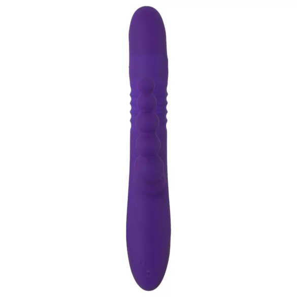 SMILE Triple - vibrador recargable triple, rotación y embestidas (lila)