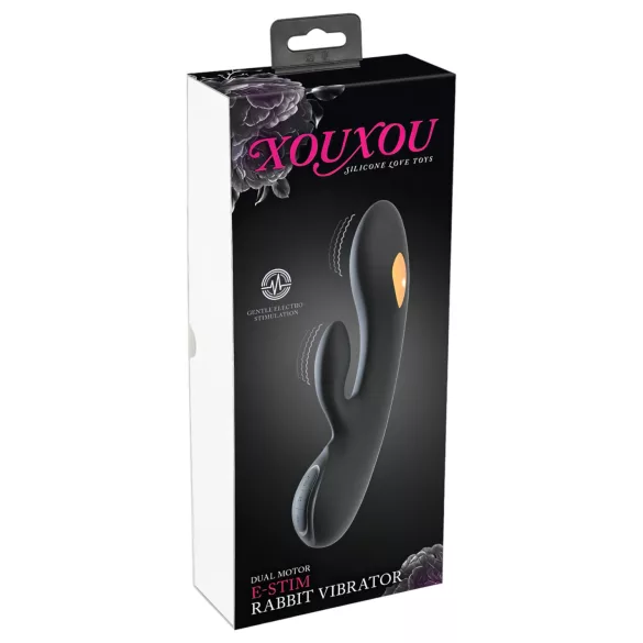 XOUXOU - vibrador recargable con succionador de clítoris - silicona negra