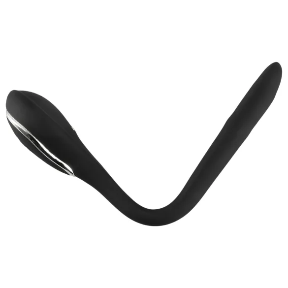Penis Plug Dilator - dilatador uretral vibrador recargable 1cm - negro