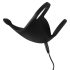 Rebel - Anillo pene y vibrador para testículos recargable (negro)