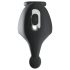 Rebel - Anillo pene y vibrador para testículos recargable (negro)