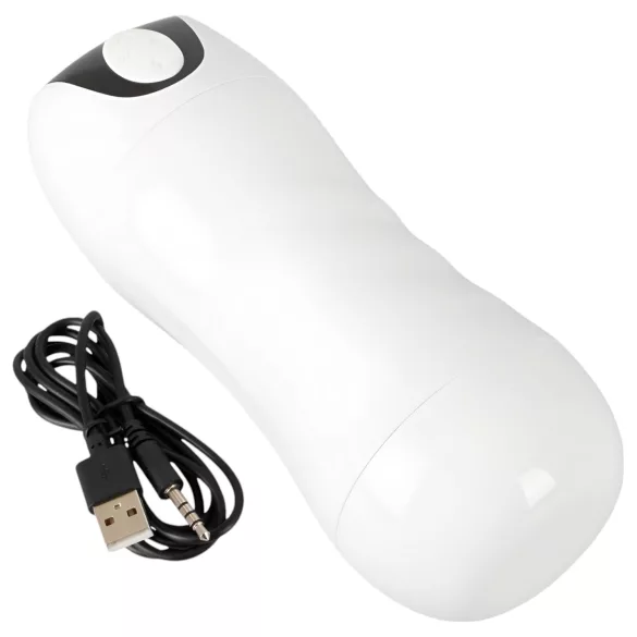 STROKER - masturbador masculino succión vibración recargable blanco