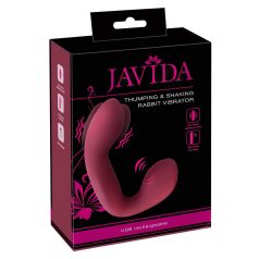   Javida Thumping - vibrador pulsante para punto G y clítoris (rojo)