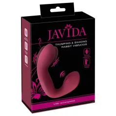   Javida Thumping - vibrador pulsante para punto G y clítoris (rojo)