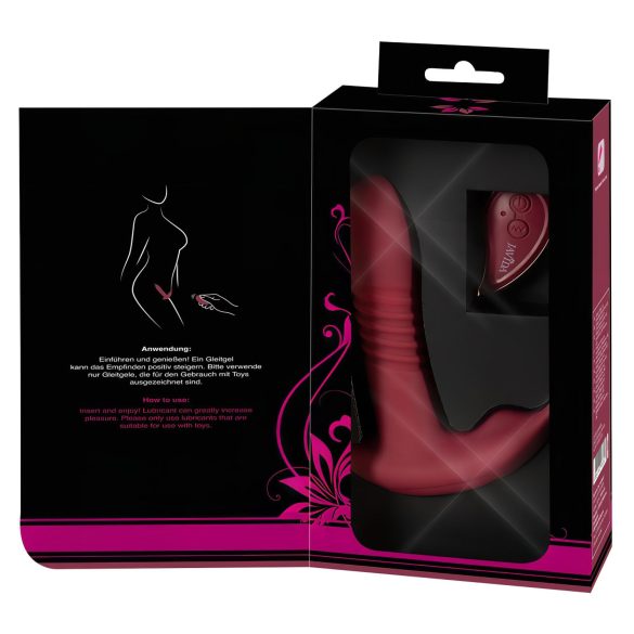 Javida RC - vibrador estimulador de clítoris 3 funciones - rojo
