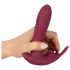 Javida RC - Vibrador de Clítoris con Control Remoto, 3 Funciones (Rojo)