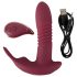 Javida RC - Vibrador de Clítoris con Control Remoto, 3 Funciones (Rojo)