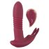 Javida RC - Vibrador de Clítoris con Control Remoto, 3 Funciones (Rojo)