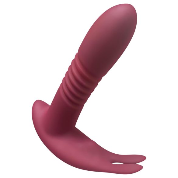Javida RC - vibrador estimulador de clítoris 3 funciones - rojo