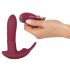 Javida RC - Vibrador de Clítoris con Control Remoto, 3 Funciones (Rojo)