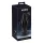 ANOS - plug anal blando acanalado - 7 cm (negro)