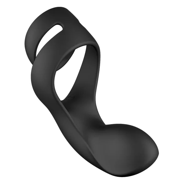 Svakom Benedict - anillo vibrador para pene y perineo - silicona negra