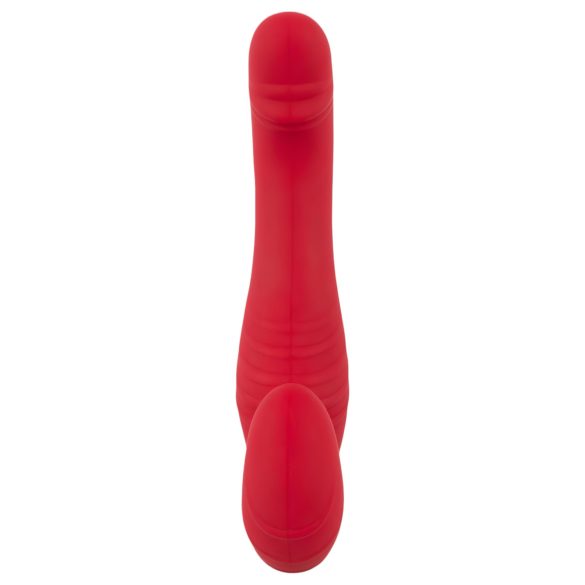 You2Toys - consolador doble sin arnés con control remoto - silicona roja