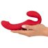 You2Toys Strapless - vibrador sin correas con control remoto (rojo)