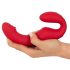 You2Toys Strapless - vibrador sin correas con control remoto (rojo)