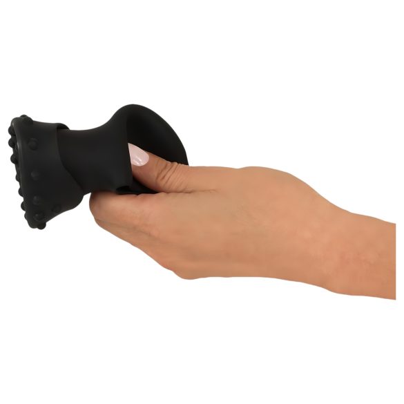 Couples Choice - vibrador masajeador recargable con calor - silicona negra