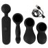 Couples Choice - vibrador masajeador calentador recargable (negro)