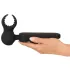 Couples Choice - vibrador masajeador recargable con calor - silicona negra