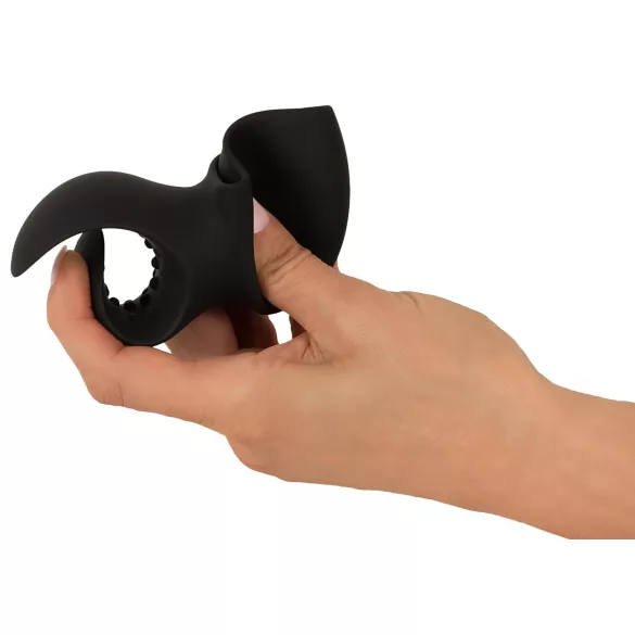 Couples Choice - vibrador masajeador recargable con calor - silicona negra