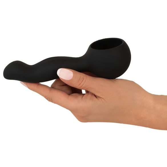 Couples Choice - vibrador masajeador recargable con calor - silicona negra