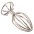 Plug anal metálico (3,8cm) - jaula de placer en plata