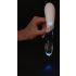 Liaison Curve - vibrador LED recargable (transparente-blanco)