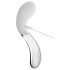 Liaison Curve - vibrador LED recargable (transparente-blanco)