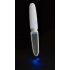 Liaison Recto - vibrador LED recargable (transparente-blanco)