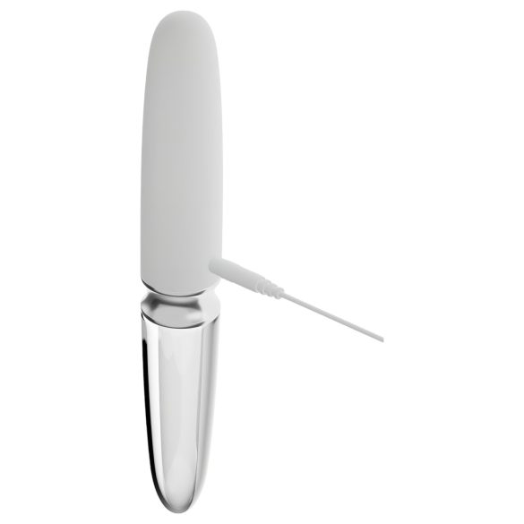 Liaison Straight - vibrador recargable LED (transparente-blanco)