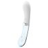 Vibrador LED silicona-vidrio You2toys Liaison (transparente-blanco)