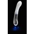 Vibrador LED silicona-vidrio You2toys Liaison (transparente-blanco)