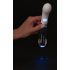 Vibrador LED silicona-vidrio You2toys Liaison (transparente-blanco)