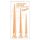 You2Toys - set de plugs extralargos (3 piezas) - natural