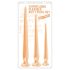You2Toys - set de plugs extralargos (3 piezas) - natural