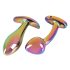 ANOS Metal Rainbow - juego de plugs anales de metal (2 piezas)