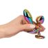 ANOS Metal Rainbow - juego de plugs anales de metal (2 piezas)