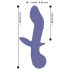 AWAQ.U 2 - vibrador punto G, recargable, 2 motores (lila)